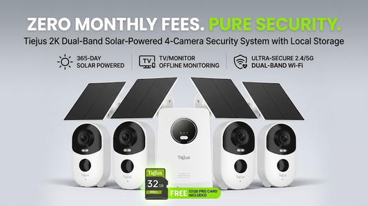 Never Lose Sight: Why the Tiejus 2K Dual-Band Solar Security System is the Ultimate "Zero-Monthly-Fee" Home Defense