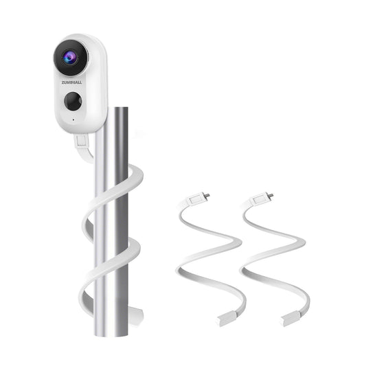 Flexible Twist Mount for F5/Q6/BK07/BK06 Camera Without Tools or Wall Damage (White)
