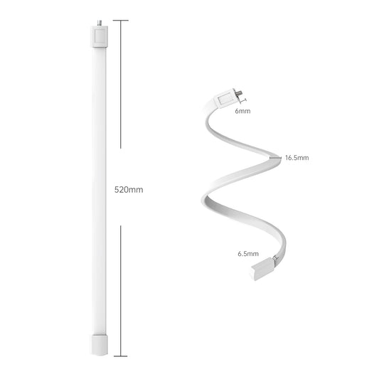 Flexible Twist Mount for F5/Q6/BK07/BK06 Camera Without Tools or Wall Damage (White)