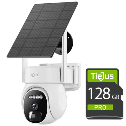 Tiejus 2.4G/5G WiFi Solar /Battery Powered  Wireless security  Camera-PW1